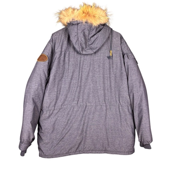 Pelle Pelle Men’s Fur Hood Snorkel Denim Blue Coat - Sz XXL MSRP $900!!! - Picture 8 of 16